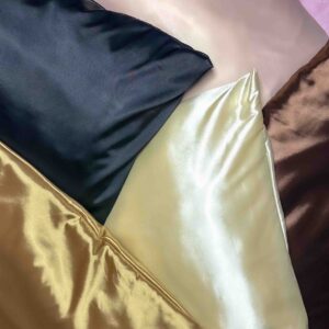 Funda de almohada en satín